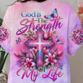 God Is The Strength Of My Life Women's All Over Print Shirt - Tyhi1106242