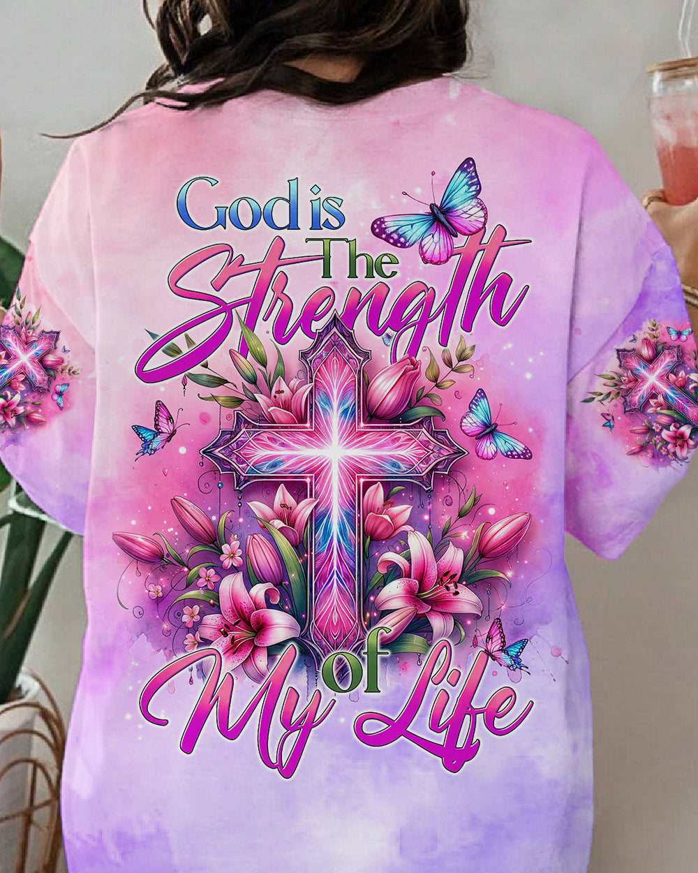 God Is The Strength Of My Life Women's All Over Print Shirt - Tyhi1106242