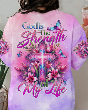 God Is The Strength Of My Life Women's All Over Print Shirt - Tyhi1106242