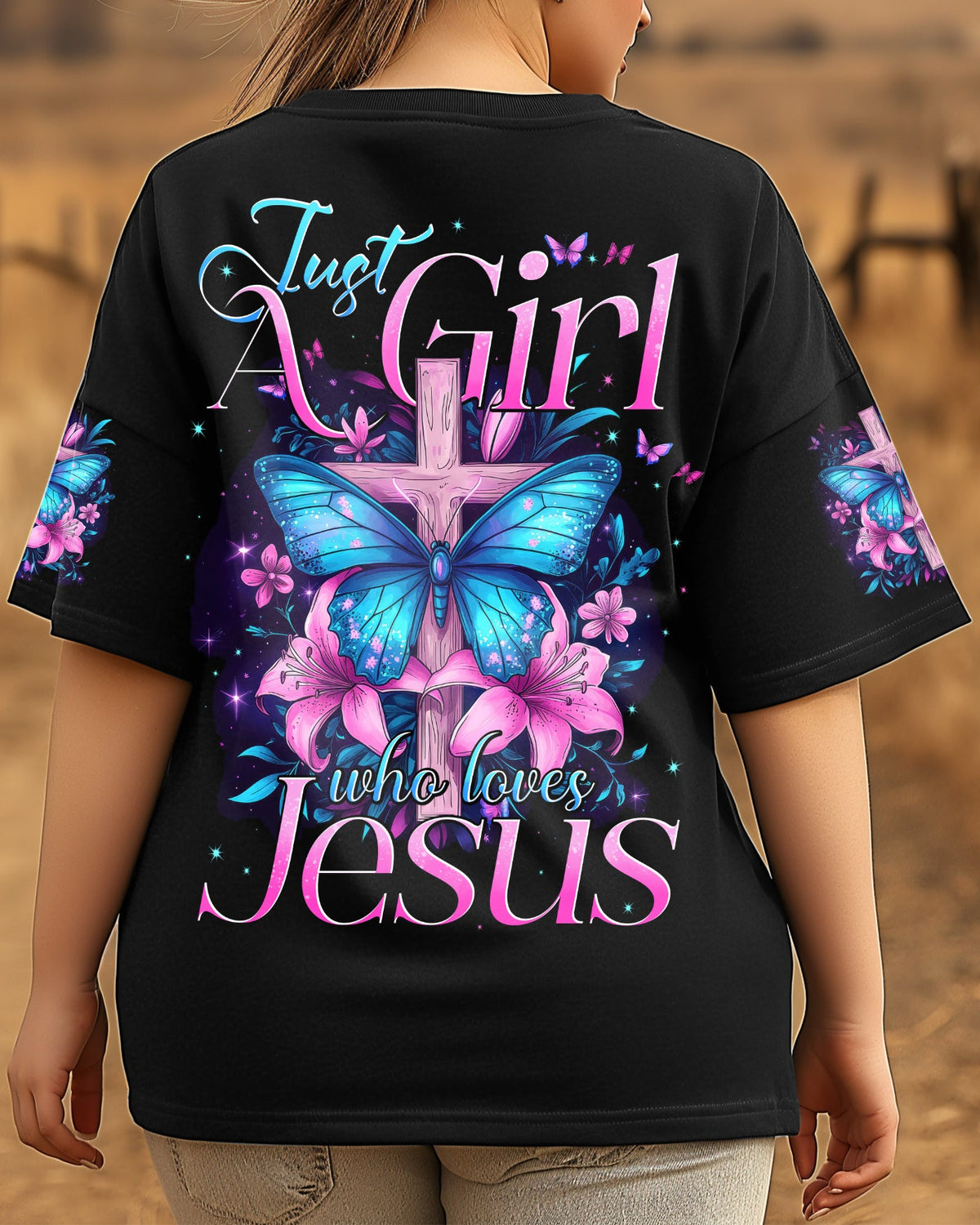 Just A Girl Who Loves Jesus Women's All Over Print Shirt - Tytd0703252