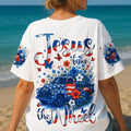 Jesus Take The Wheel Women's All Over Print Shirt - Tytd1505241