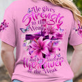 He Gives Strength Women's All Over Print Shirt - Tytd0807243