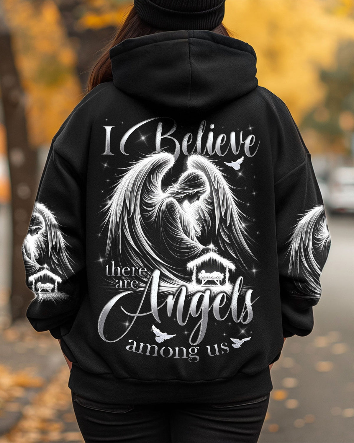 I Believe There Are Angels Among Us Women's All Over Print Shirt - Tytd1202252
