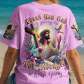Thank You God Women's All Over Print Shirt - Tytd1604252