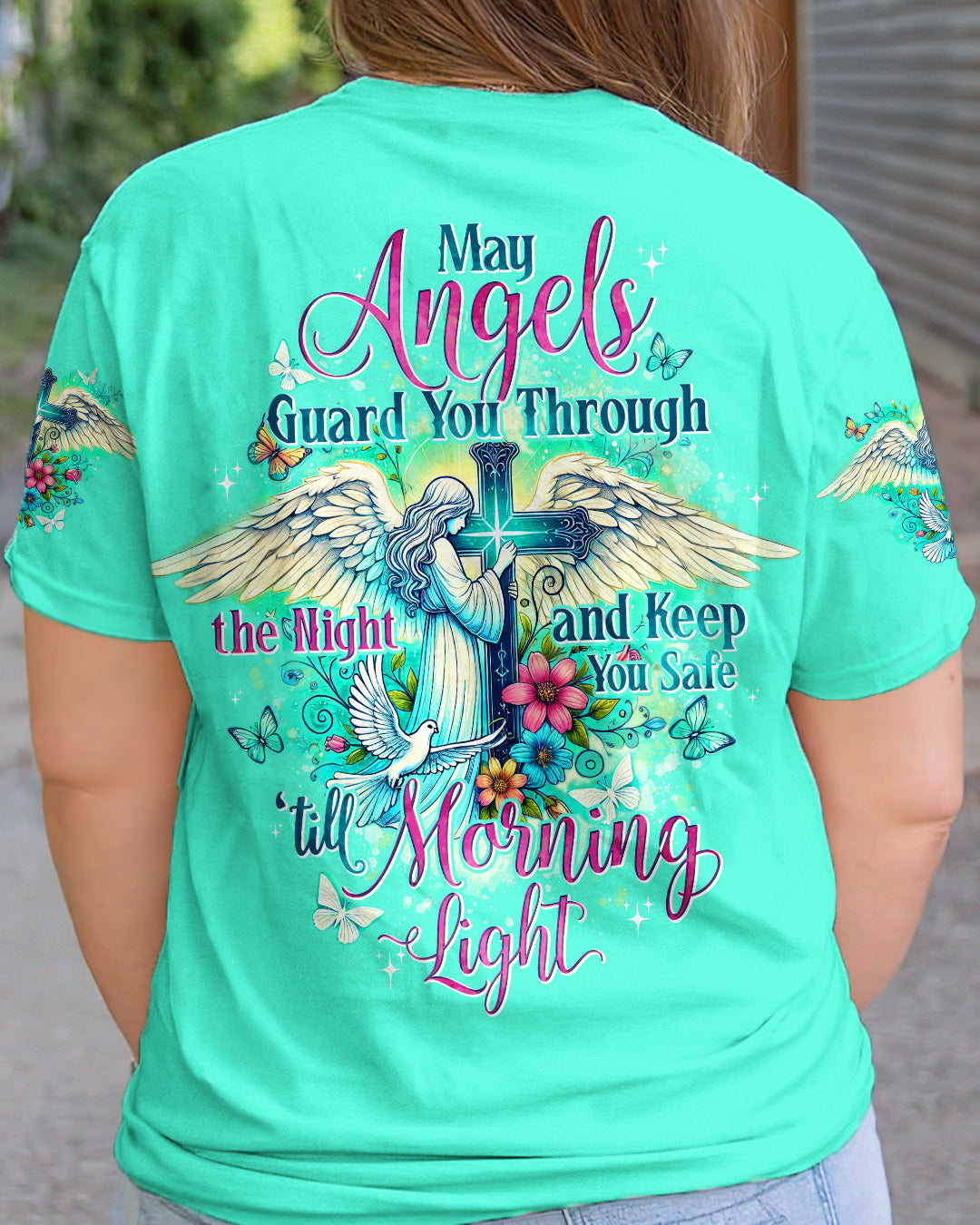 May Angels Guard You Women's All Over Print Shirt - Tytd0508242