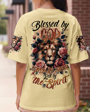 Blessed By God Lion Women's All Over Print Shirt - Tytd1112251