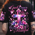 God Is About To Bless You Stay Faithful Women's All Over Print Shirt - Tytd1106243