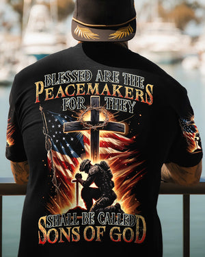 Blessed Are The Peacemakers Men's All Over Print Shirt - Tytd2404243