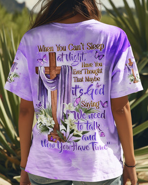 When You Can't Sleep At Night Women's All Over Print Shirt - Tytd2608243