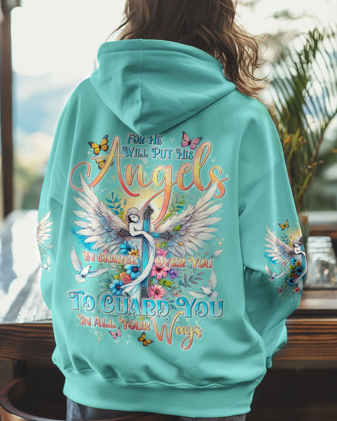 He Will Put His Angels Women's All Over Print Shirt - Tytd0708244