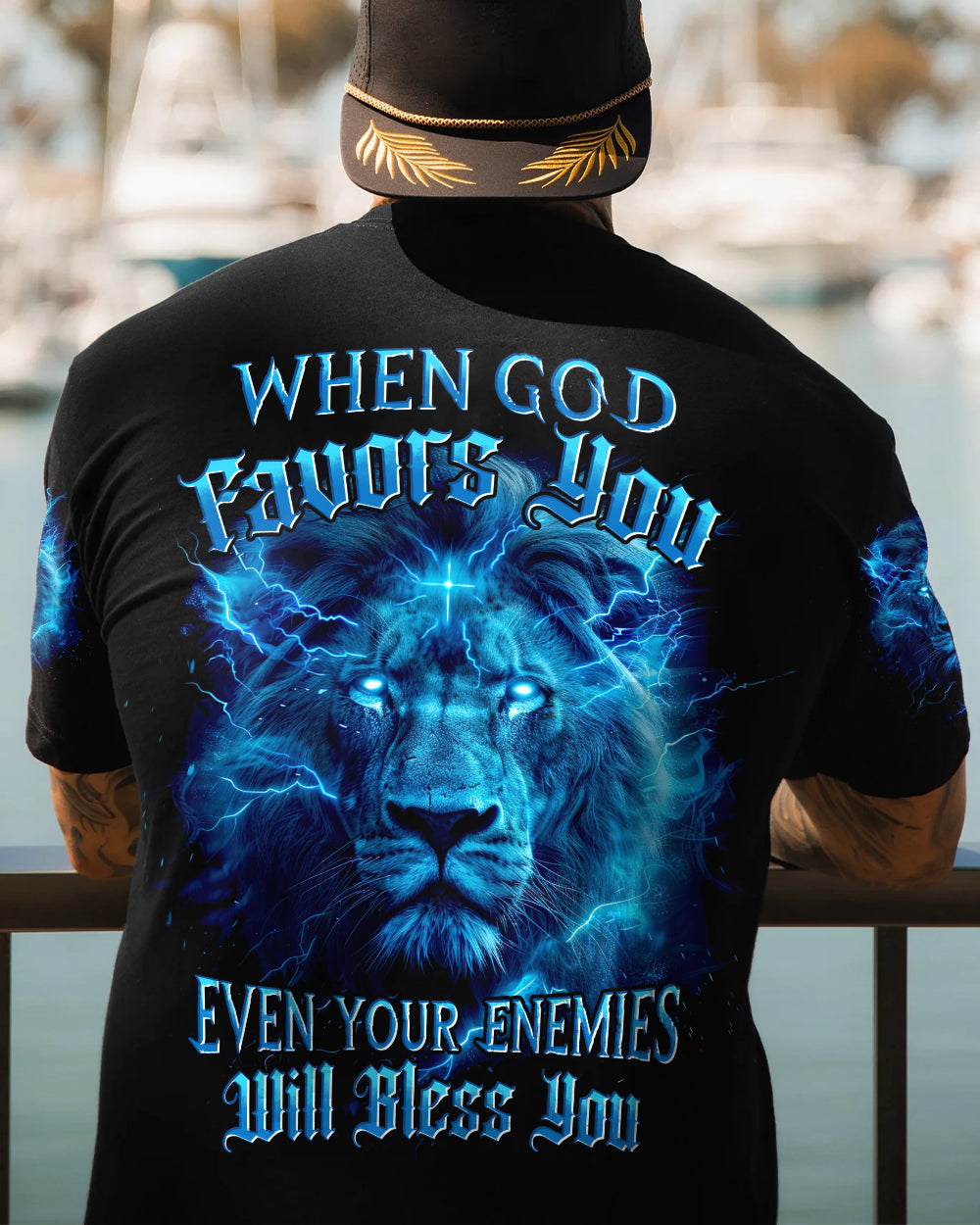 When God Favors You Lion Men's All Over Print Shirt - Tyhi1304242