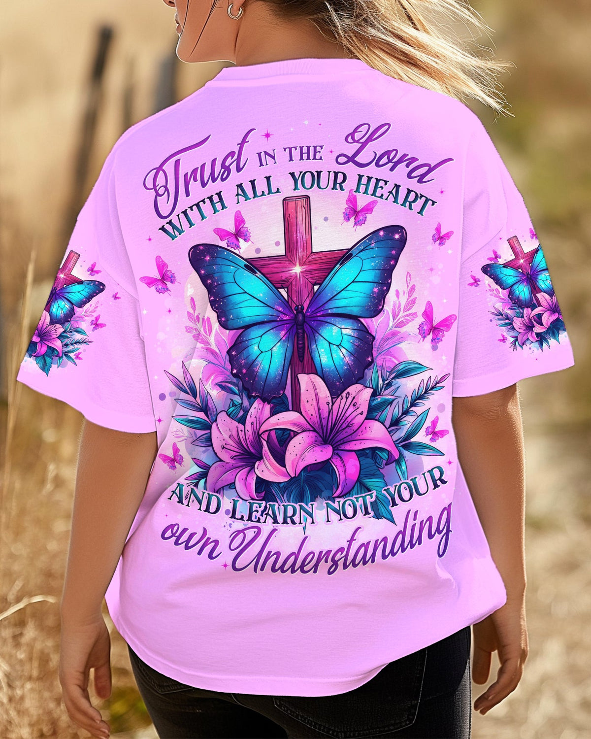 Trust In The Lord With All Your Heart Women's All Over Print Shirt - Tytd1703251