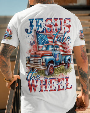 Jesus Take The Wheel Men's All Over Print Shirt - Tytd3003241