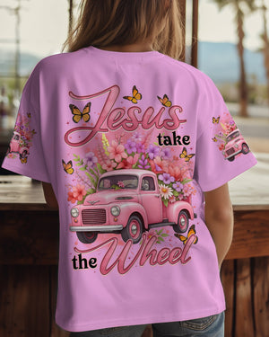 Jesus Take The Wheel Women's All Over Print Shirt - Tytd1209252