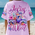 Jesus Take The Wheel Women's All Over Print Shirt - Tytd1706251