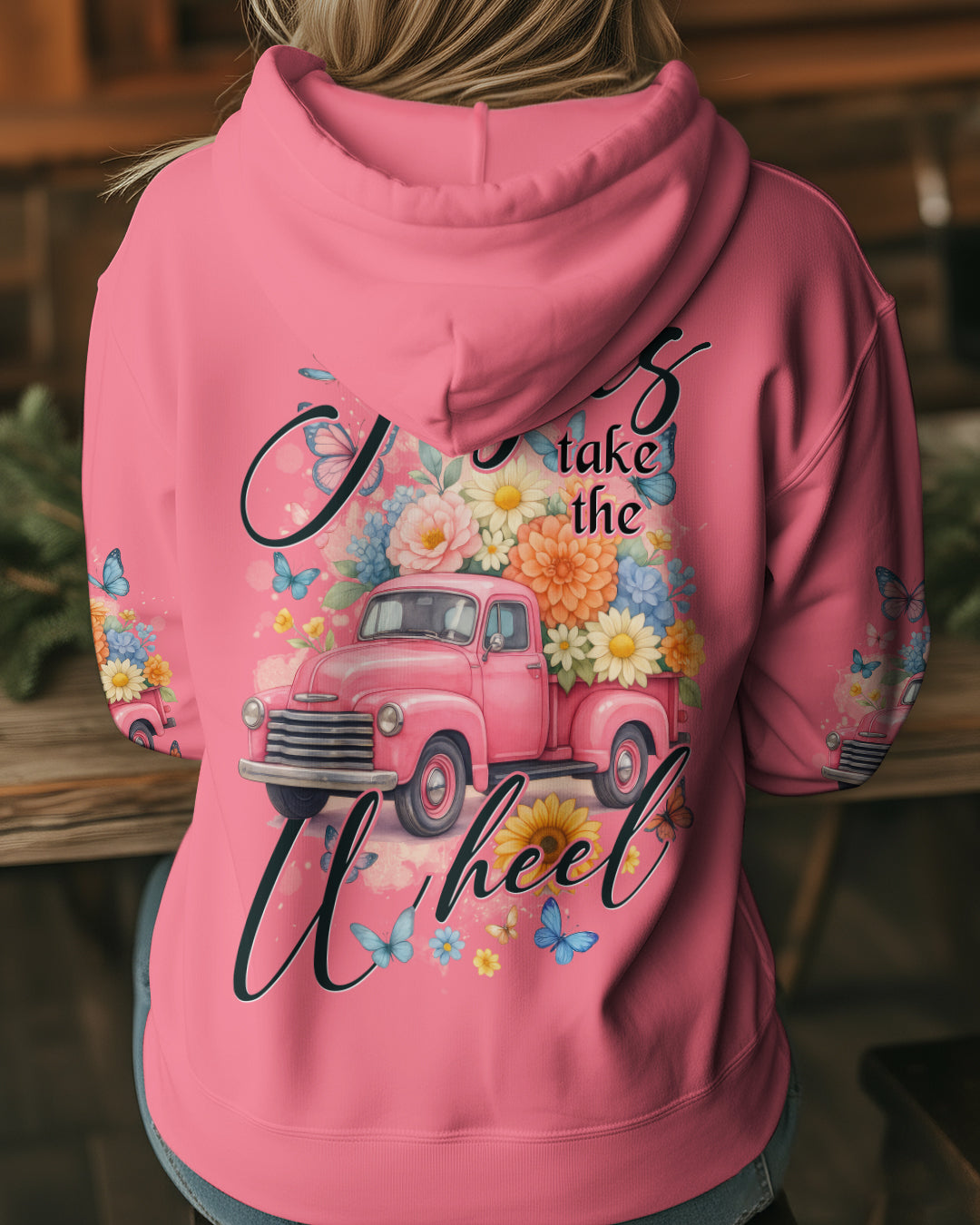 Jesus Take The Wheel Women's All Over Print Shirt - Tytd2011252