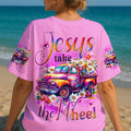 Jesus Take The Wheel Women's All Over Print Shirt - Tytd1704252
