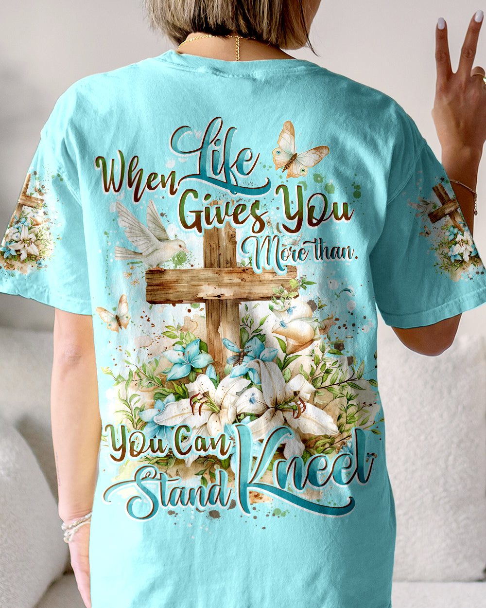 When Life Gives You More Than You Can Stand Women's All Over Print Shirt - Tytd2803246