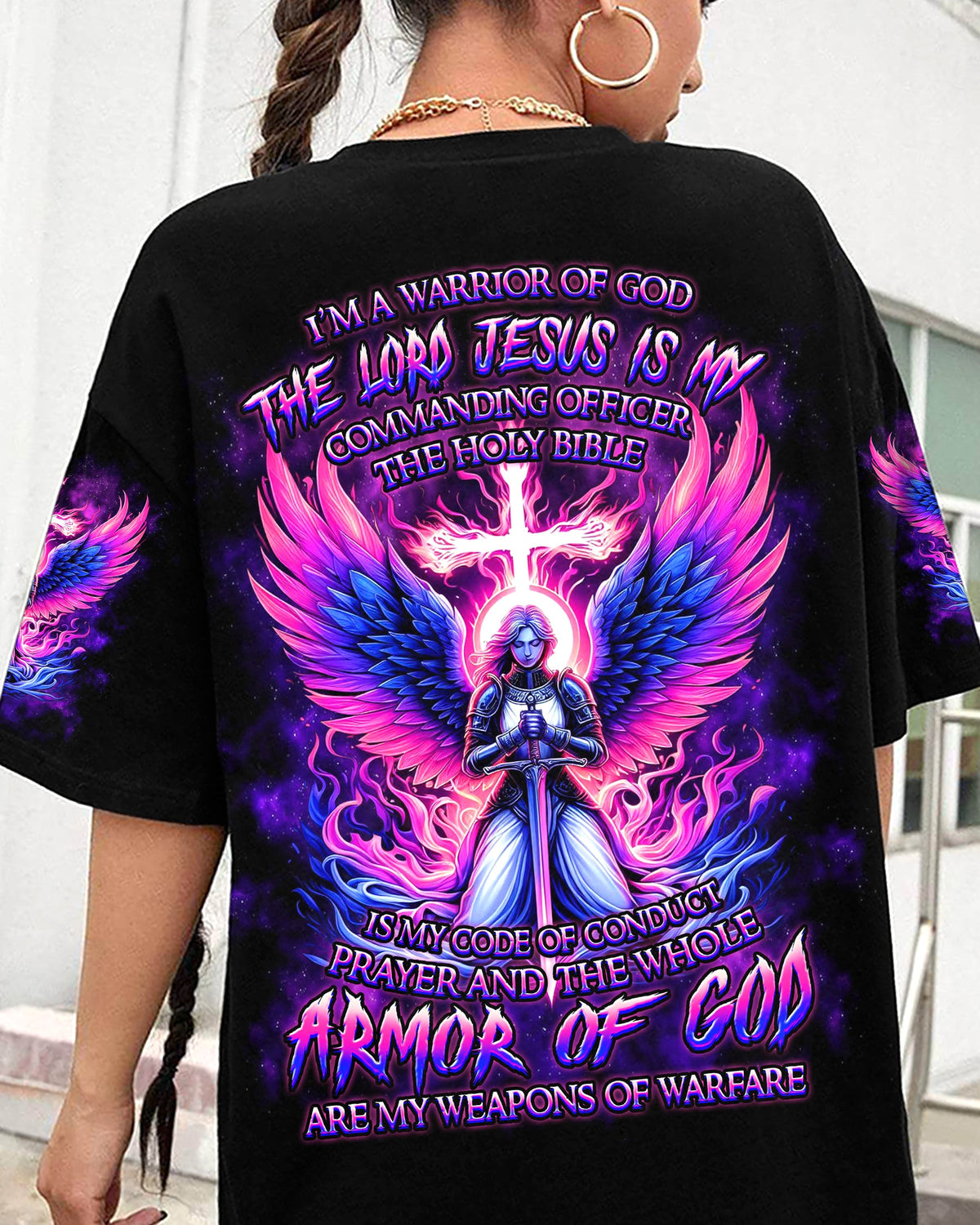I'm A Warrior Of God Women's All Over Print Shirt - Yhkd0406242