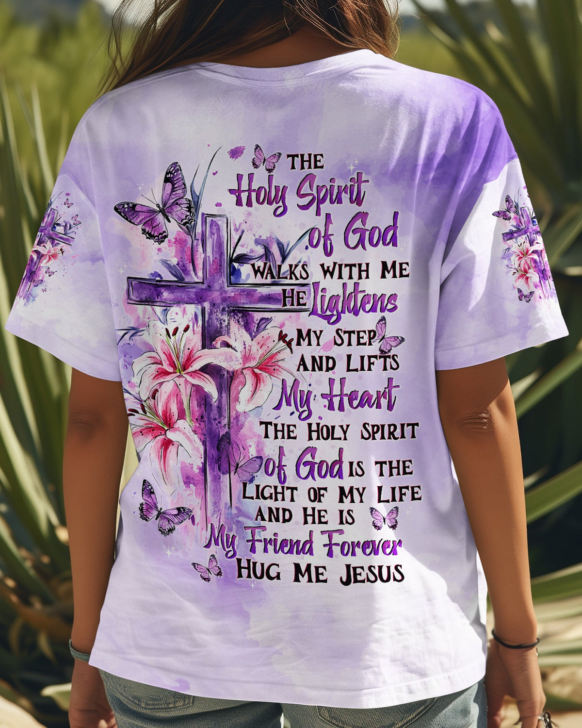 Hug Me Jesus Women's All Over Print Shirt - Tytd1408244