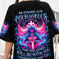 Be Strong And Courageous Women's All Over Print Shirt - Yhkd1604244