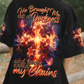 He Brought Me Out Of Darkness Women's All Over Print Shirt - Tytd2304244