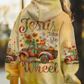 Jesus Take The Wheel Autumn Truck All Over Print Shirt - Tyqy1308242