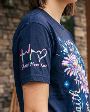 Starlit Faith Hope Love Women's All Over Print - KM2204262