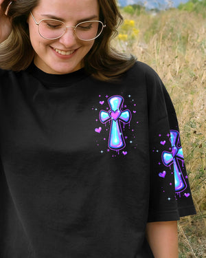 I Can Do All Things Through Christ Neon Women's All Over Print Shirt - Tlnt1007262