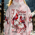 I Believe There Are Angels Among Us Red Cardinal Women's All Over Print Shirt - Tytm1210242