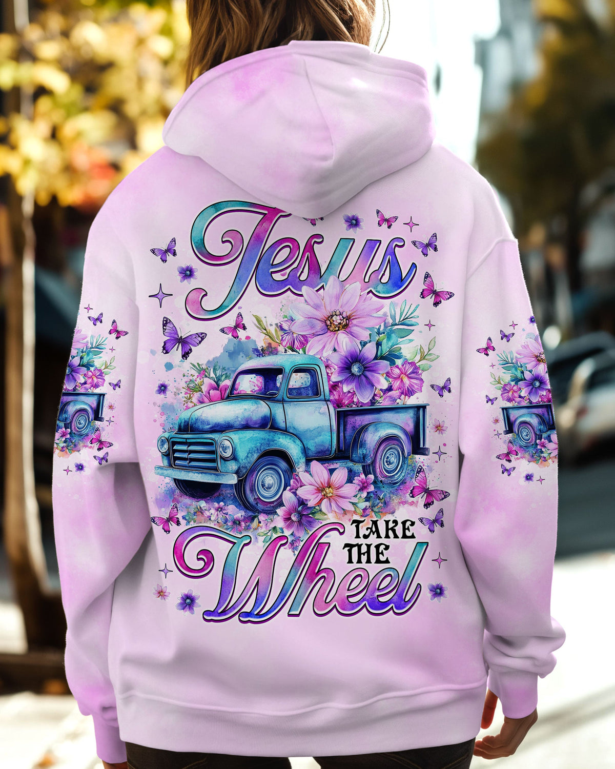 Jesus Take The Wheel Women's All Over Print Shirt - Tytm0711244