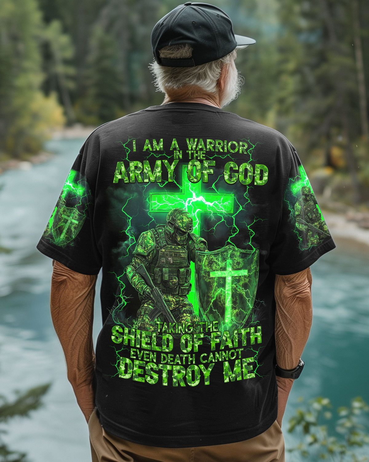 I Am A Warrior In The Army Of God Men's All Over Print Shirt - Ty0212242