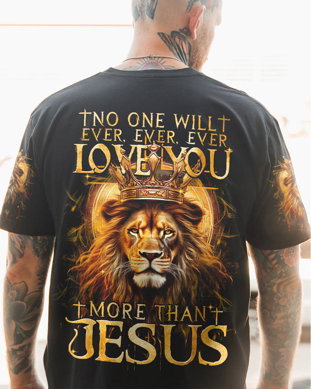 No One Will Ever Love You More Than Jesus Men's All Over Print Shirt - Tytm2806232