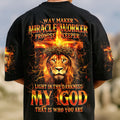 Way Maker Miracle Worker Lion Men's All Over Print Shirt - Tytm3006252