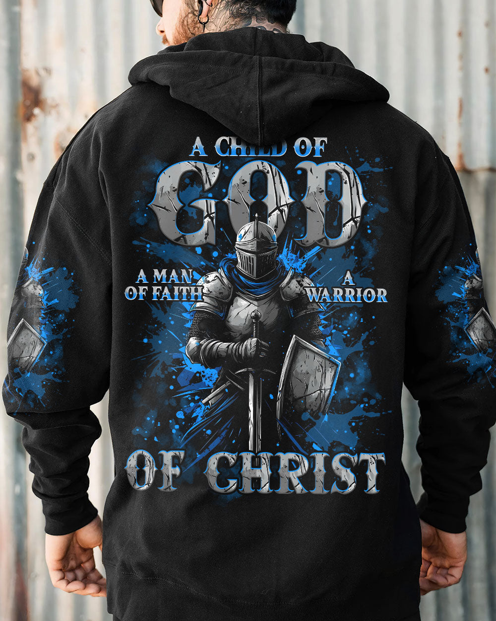 A Child Of God A Man Of Faith Men's All Over Print Shirt - Tytm0907252