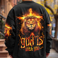 God Is With You Lion Men's All Over Print Shirt - Tytm2512243