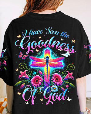 I Have Seen The Goodness Of God Dragonfly Women's All Over Print Shirt - Tytm1907241