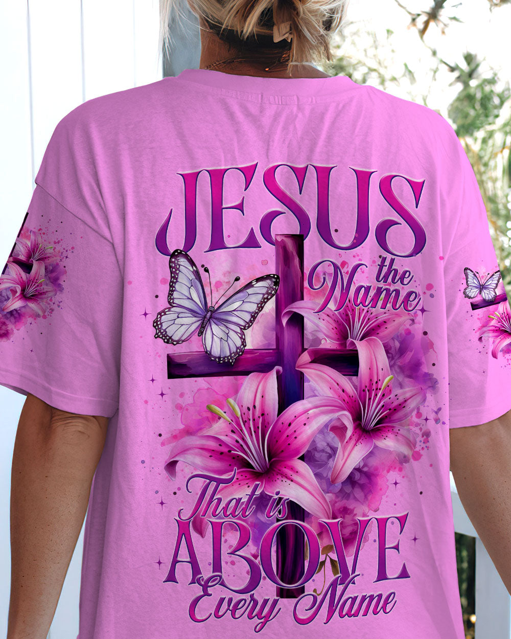 Jesus The Name That Is Above Every Name Women's All Over Print Shirt - Tytm2205242