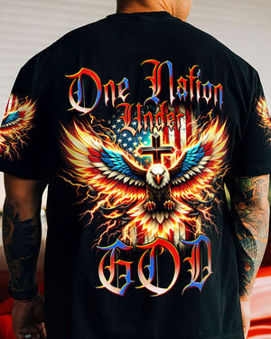 One Nation Under God Men's All Over Print Shirt - Tytm1106241