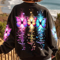 Faith Hope Love Butterflies Women's All Over Print Shirt - Tytm1802252