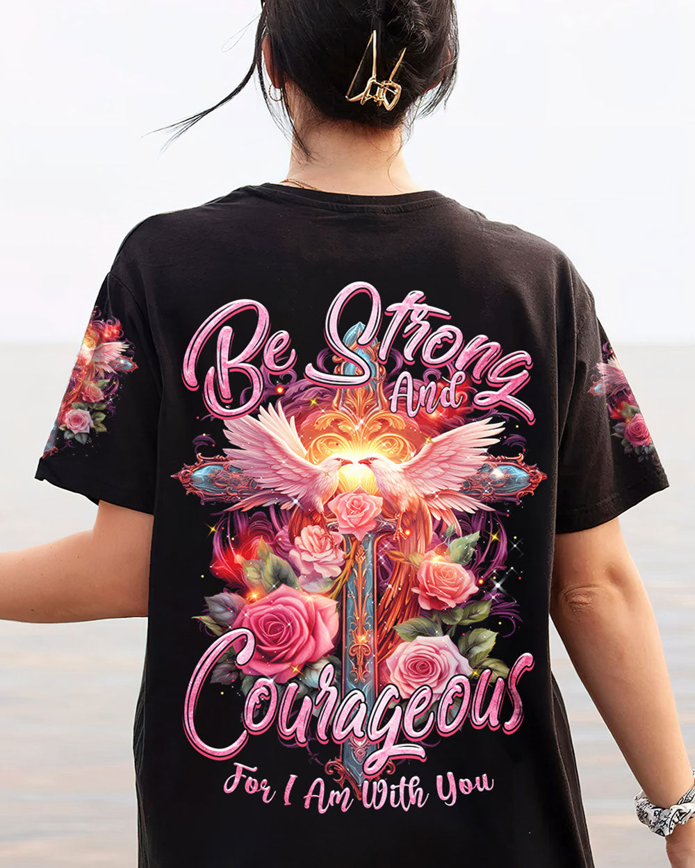 Be Strong And Courageous Women's All Over Print Shirt - Tytm2606233