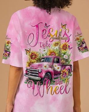 Jesus Take The Wheel Women's All Over Print Shirt - Tytm2907244