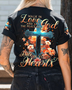 The Peace Of God Rule In Your Hearts Women's All Over Print Shirt - Tytm0307232