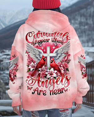 Cardinals Appear When Angels Are Near Women's All Over Print Shirt - Tytm0401253