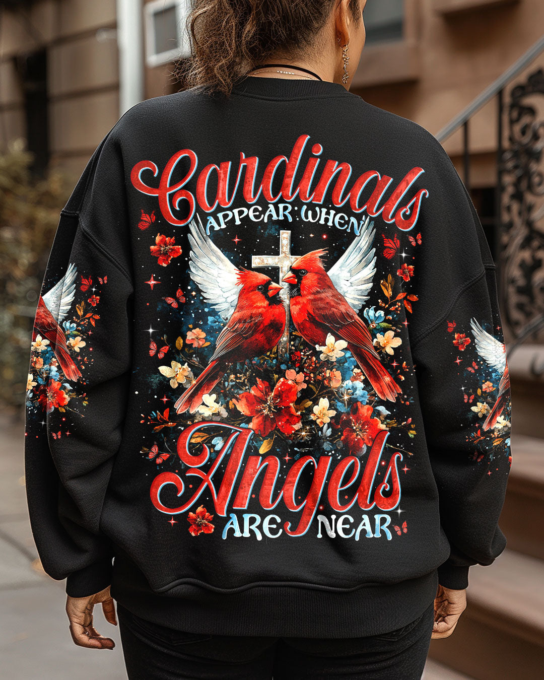 When Cardinals Appear Angels Are Near Women's All Over Print Shirt - Tytm1812241