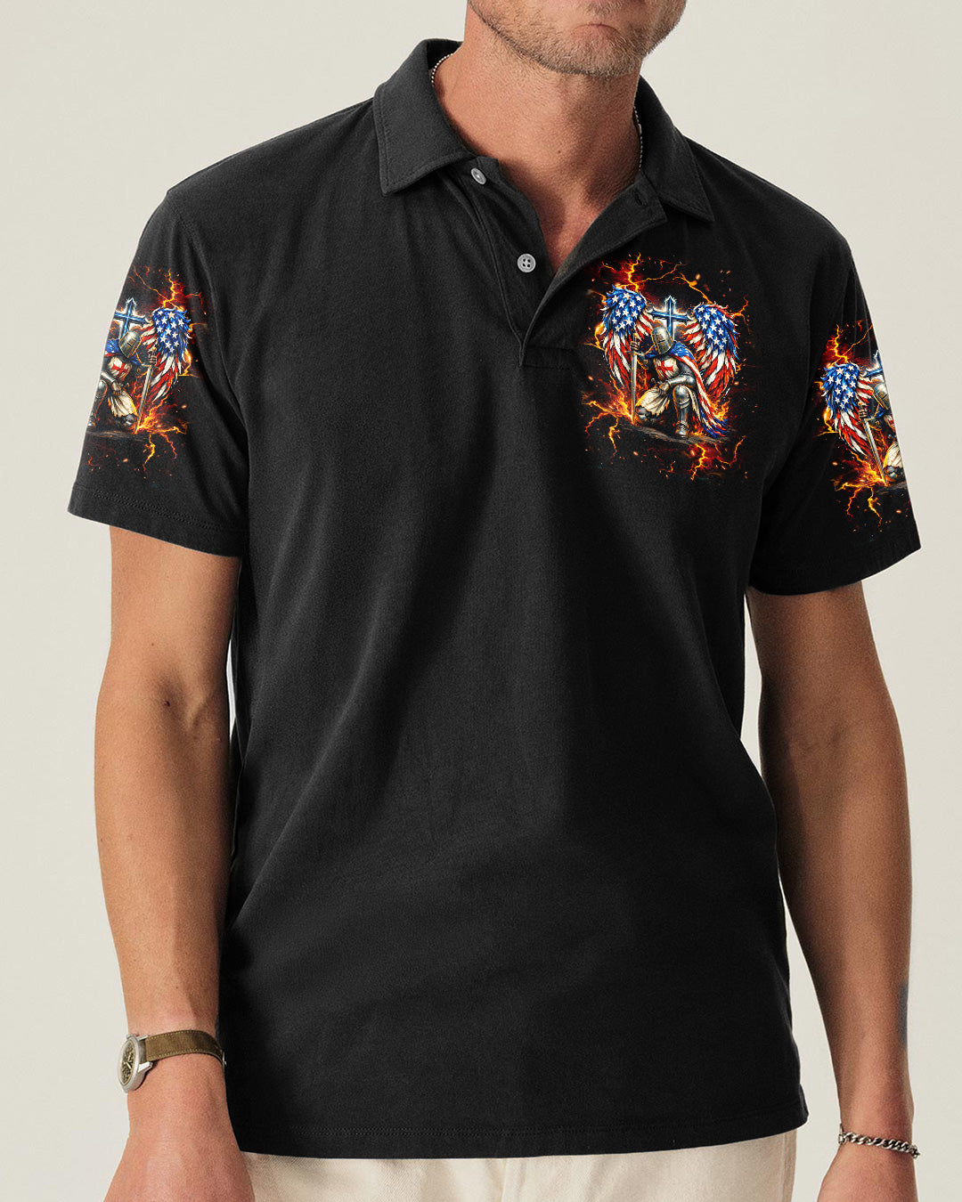 I'm A Warrior Of God Wings Men's All Over Print Shirt  -   Tlnt3003261