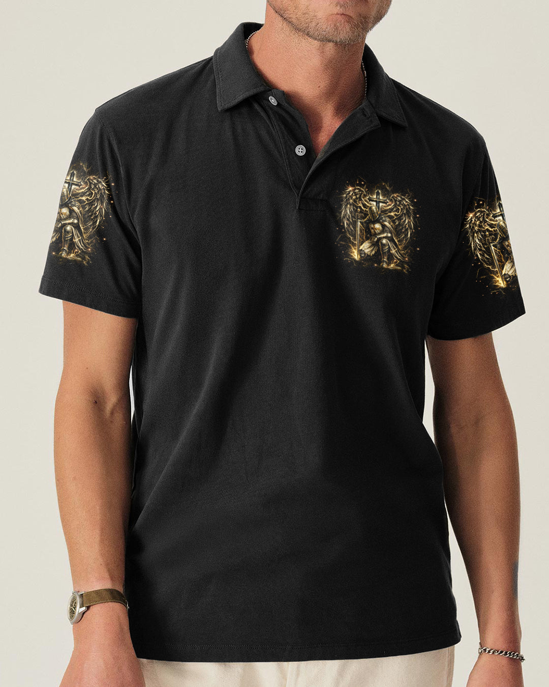 A Warrior Of Christ Wings Men's All Over Print Shirt - Tlhn2003261