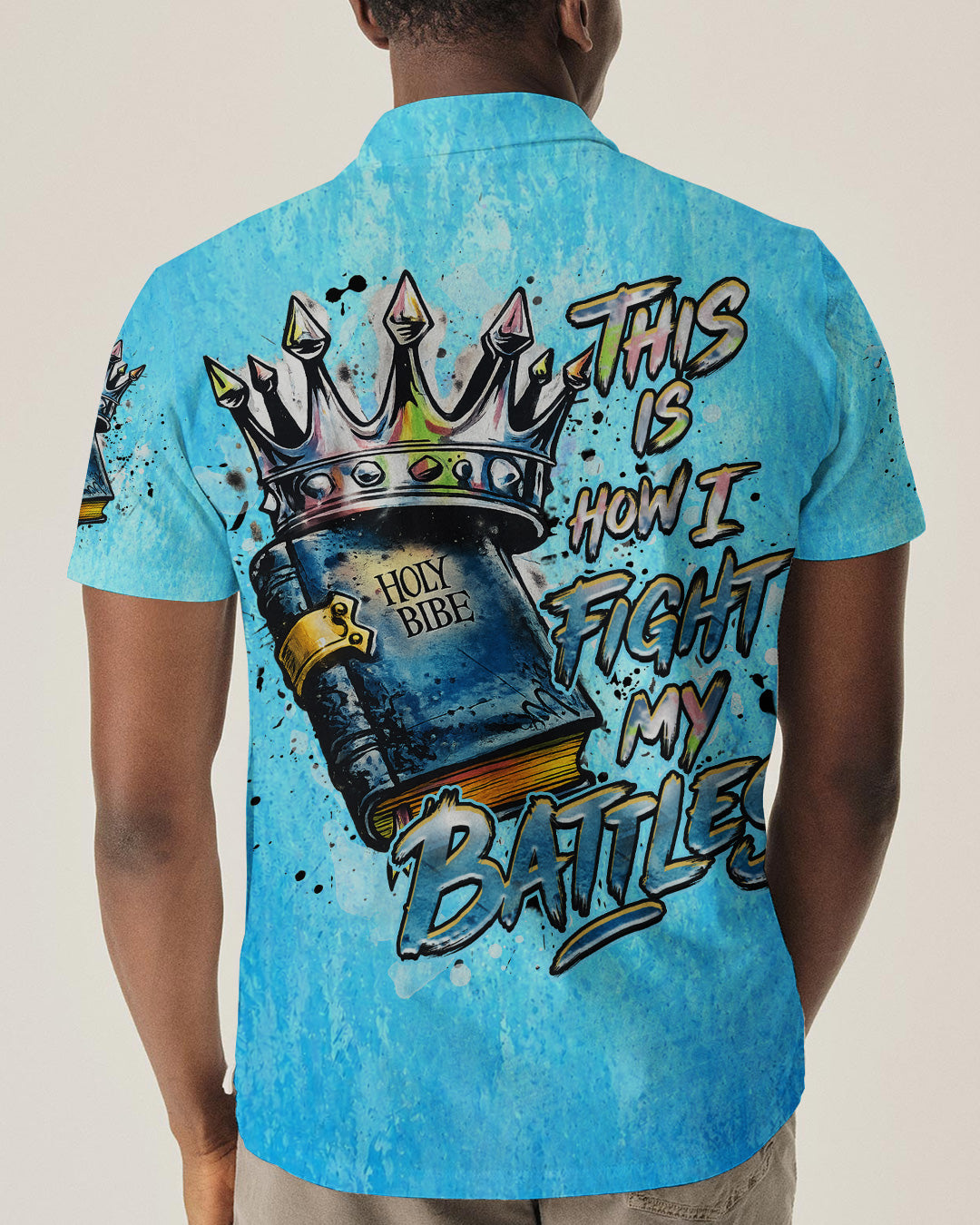 This Is How I Fight My Battles Men's All Over Print Shirt  - Tlhn2804263