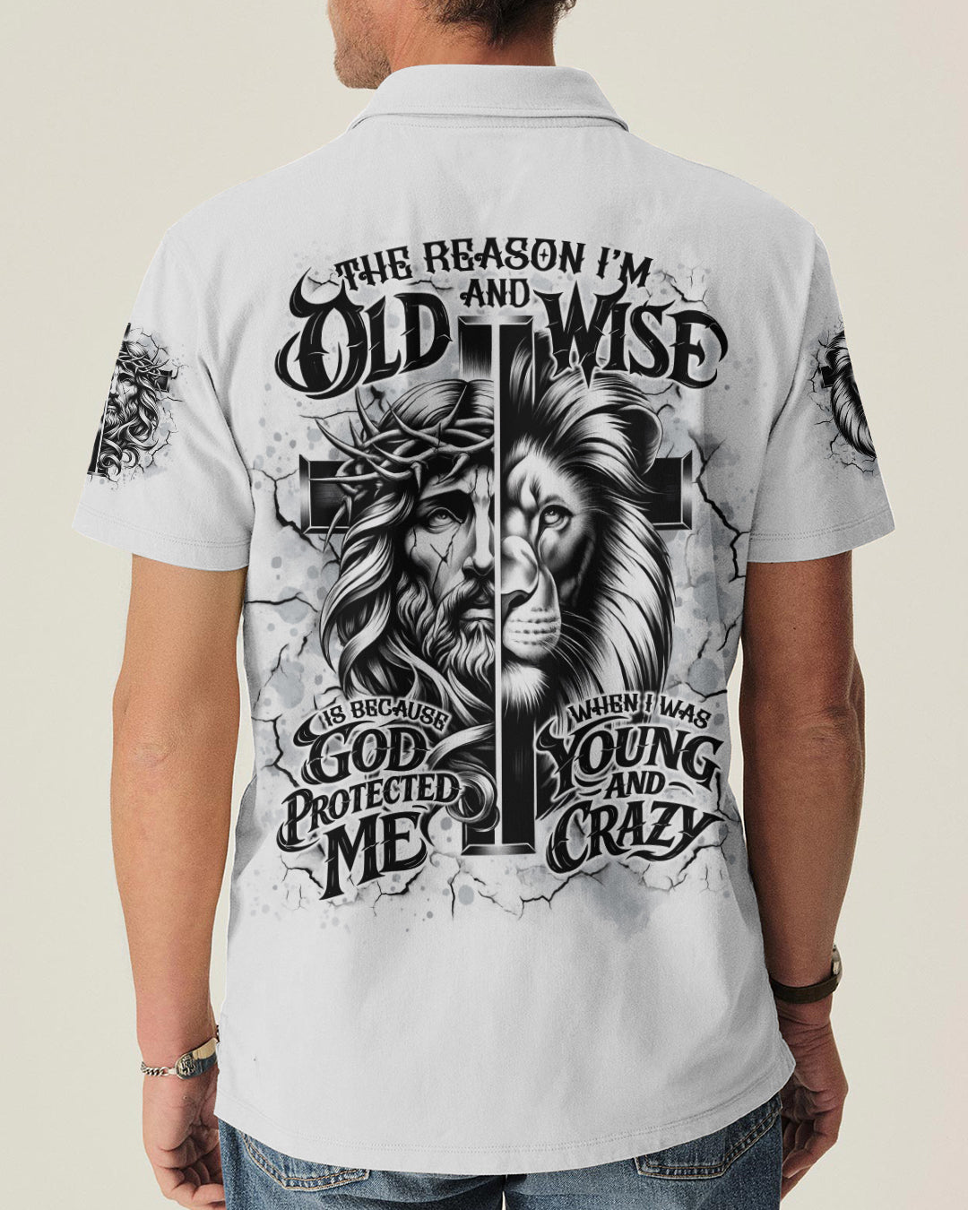 The Reason I’m Old And Wise Lion Men's All Over Print Shirt - Tlno0602261