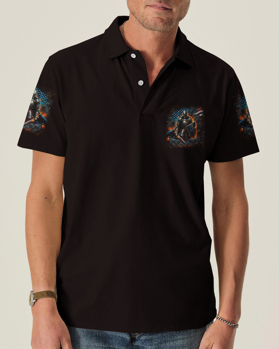 A Warrior Of Christ Men's All Over Print Shirt - Yhln0502261
